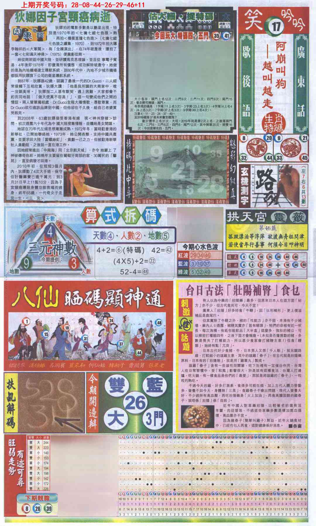 098期新报跑狗-1(正面)[图]